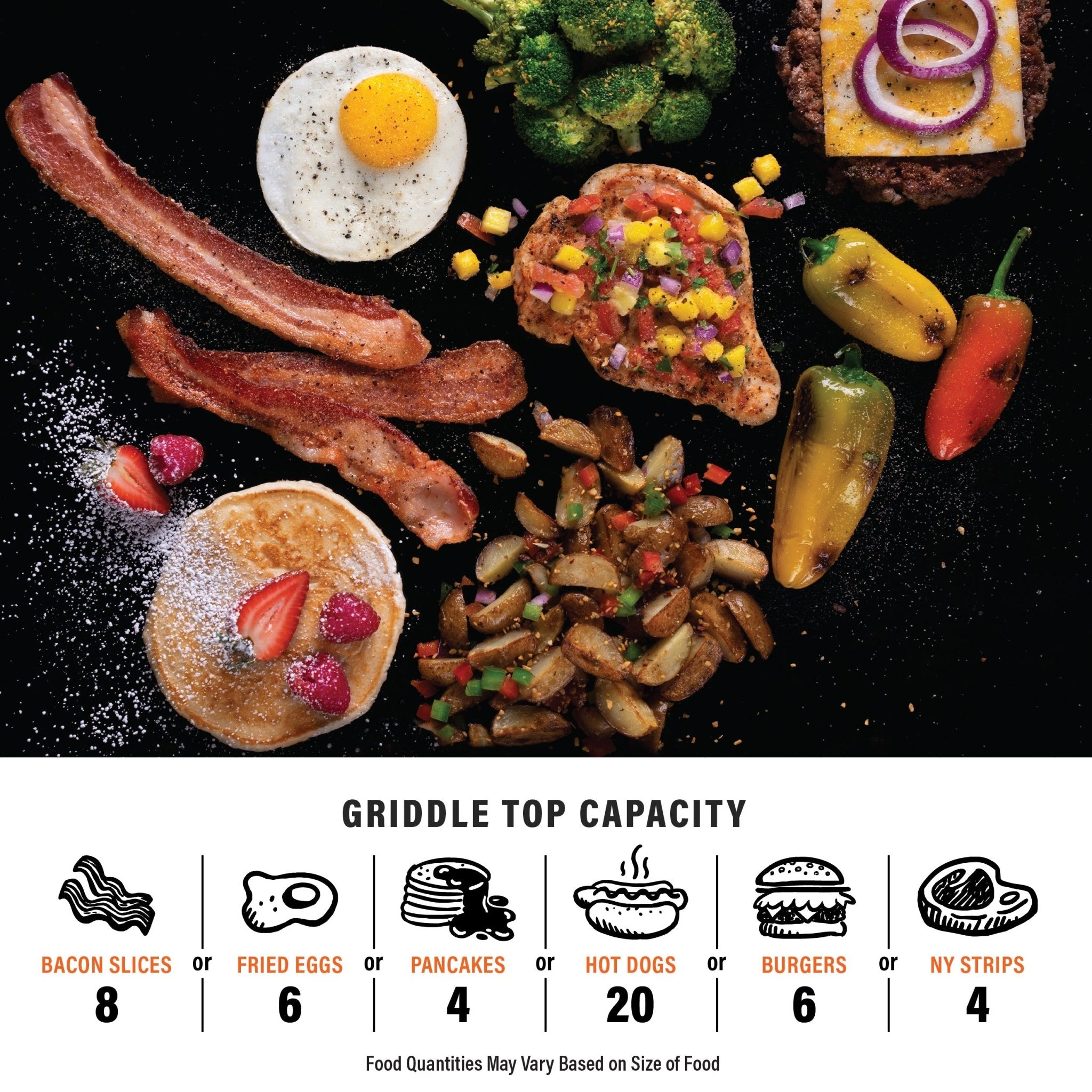 14" Griddle with Side Burner