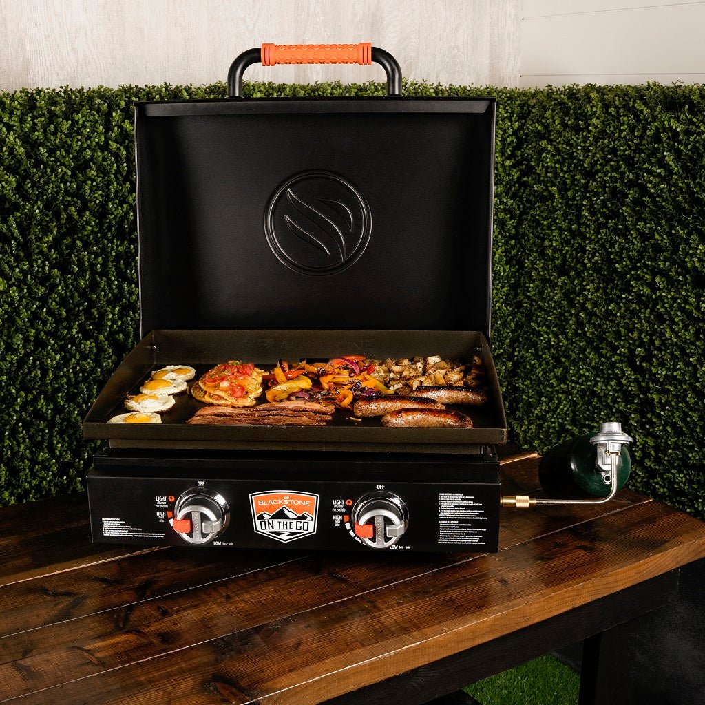 On The Go 22in Tabletop Griddle w/Hood