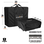 22" Tabletop Griddle Cover & Carry Bag