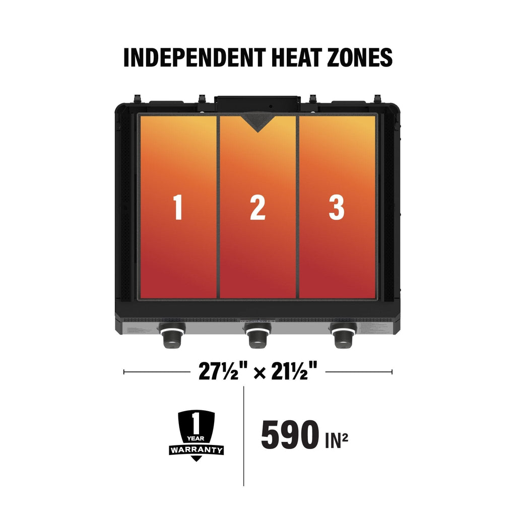 28" Drop-in Griddle with Hood