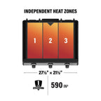 28" Drop-in Griddle with Hood