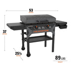 28" Griddle with Hood