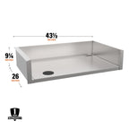 36" Drop-in Griddle Insulating Jacket and Trim Kit