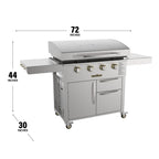 36" Griddle with Cabinet