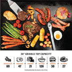 36" Griddle with Hood Bundle